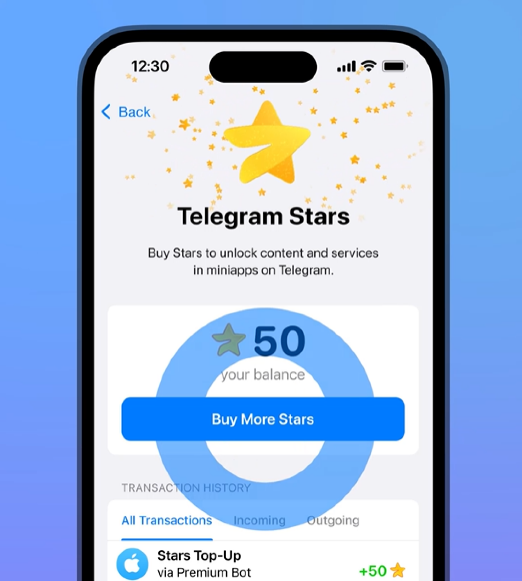Цифровые товары в Telegram можно оплачивать «Звездами» 
