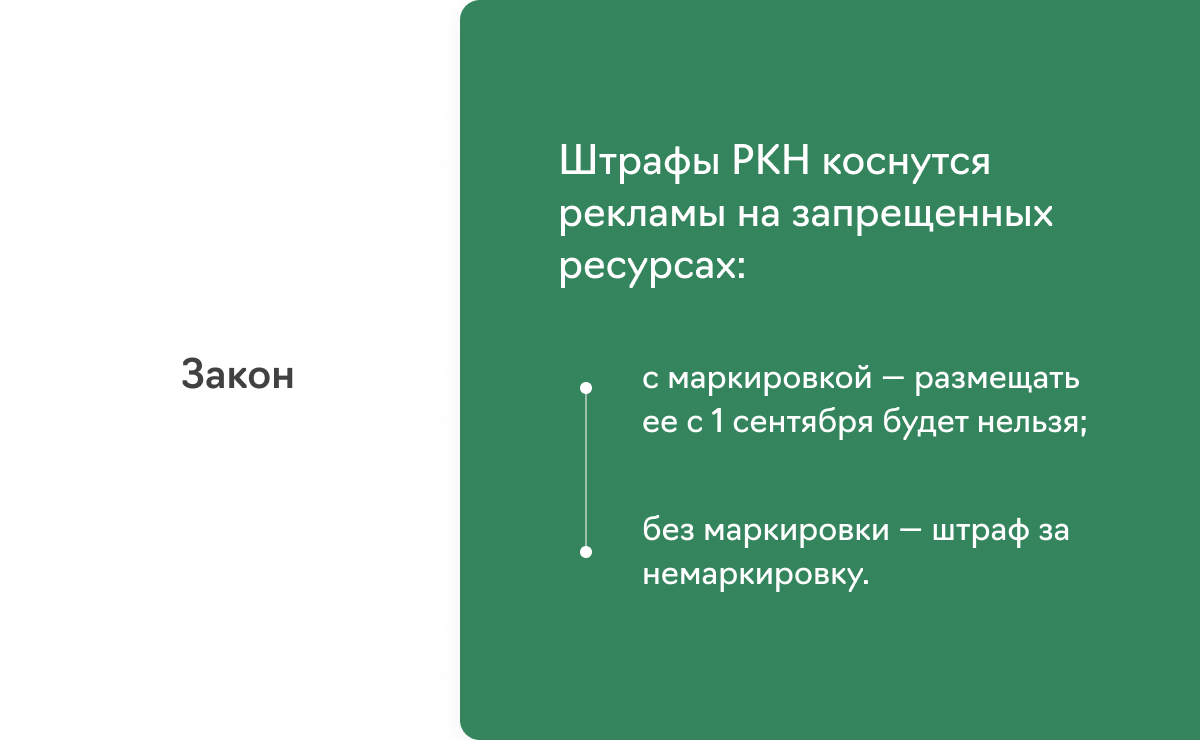Штрафы РКН за отсутствие маркировки в Instagram*