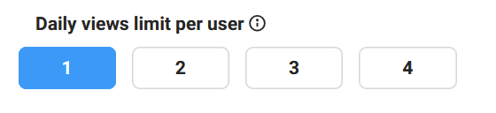 Ограничение частоты показов на пользователя в Telegram Ads