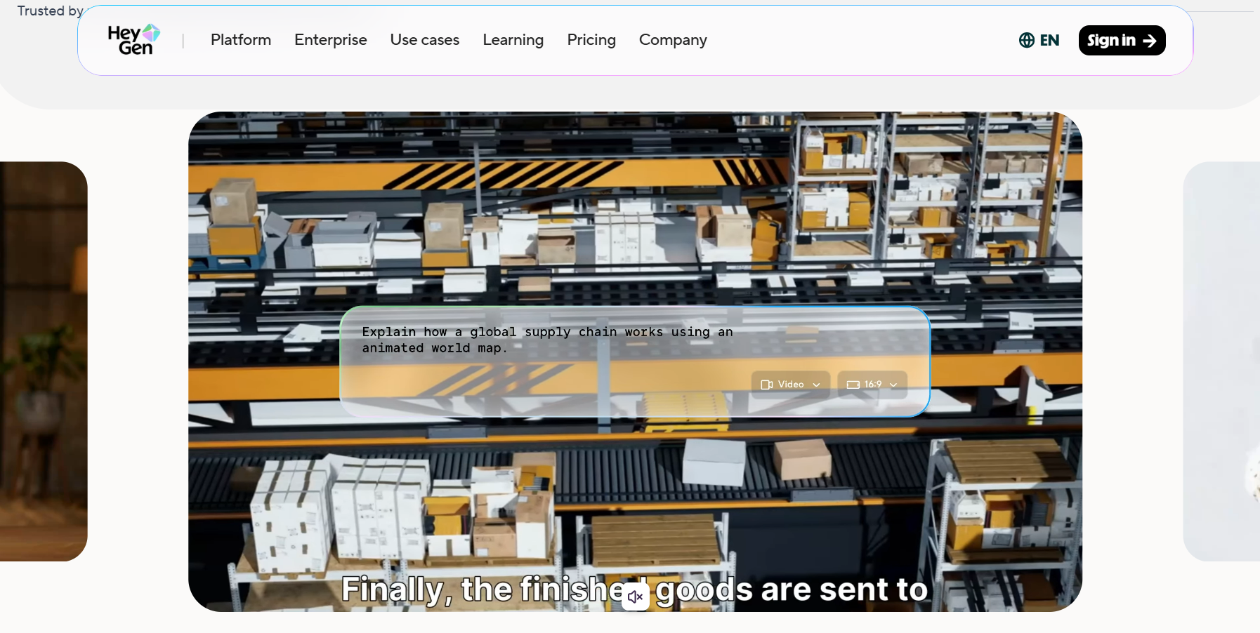 Интерфейс HeyGen