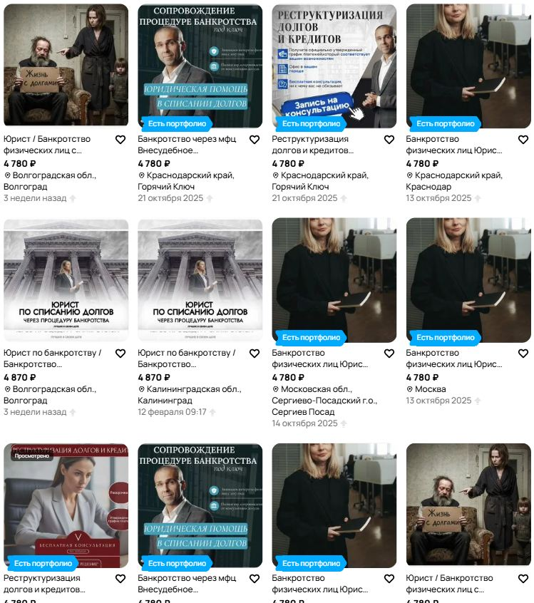 Баннеры и обложки для объявления на Авито