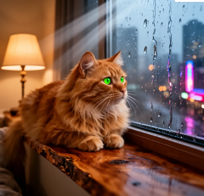 Изображение кота от Flux