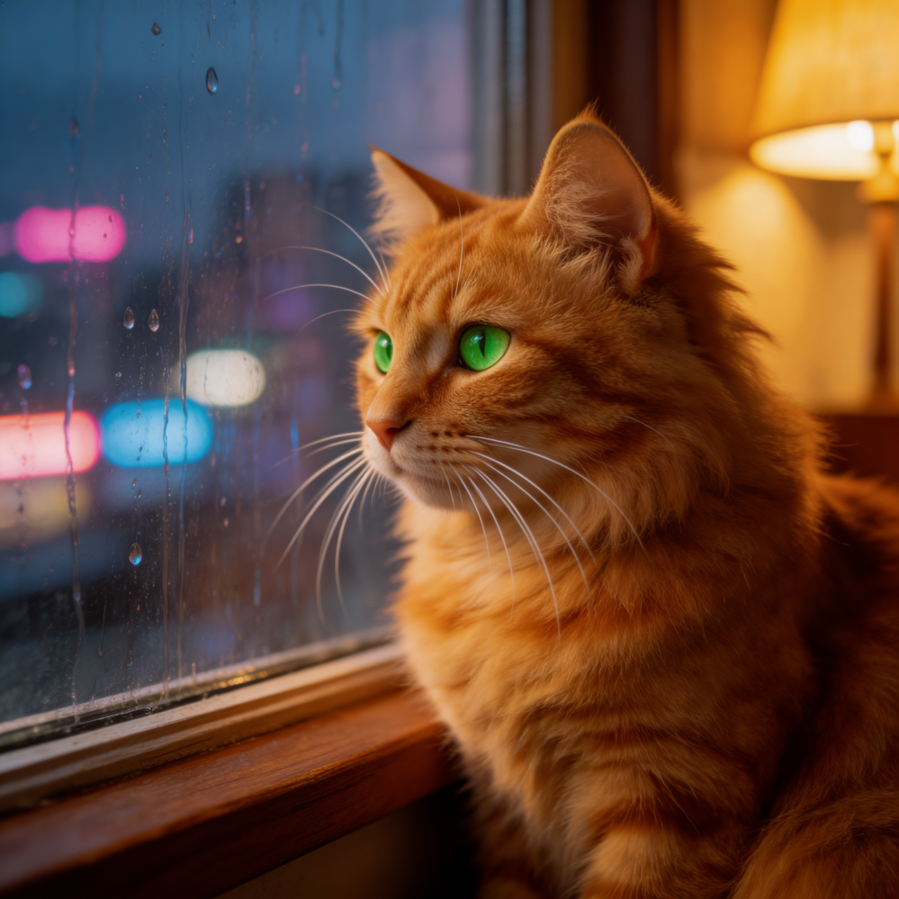 Изображение кота от Seedream