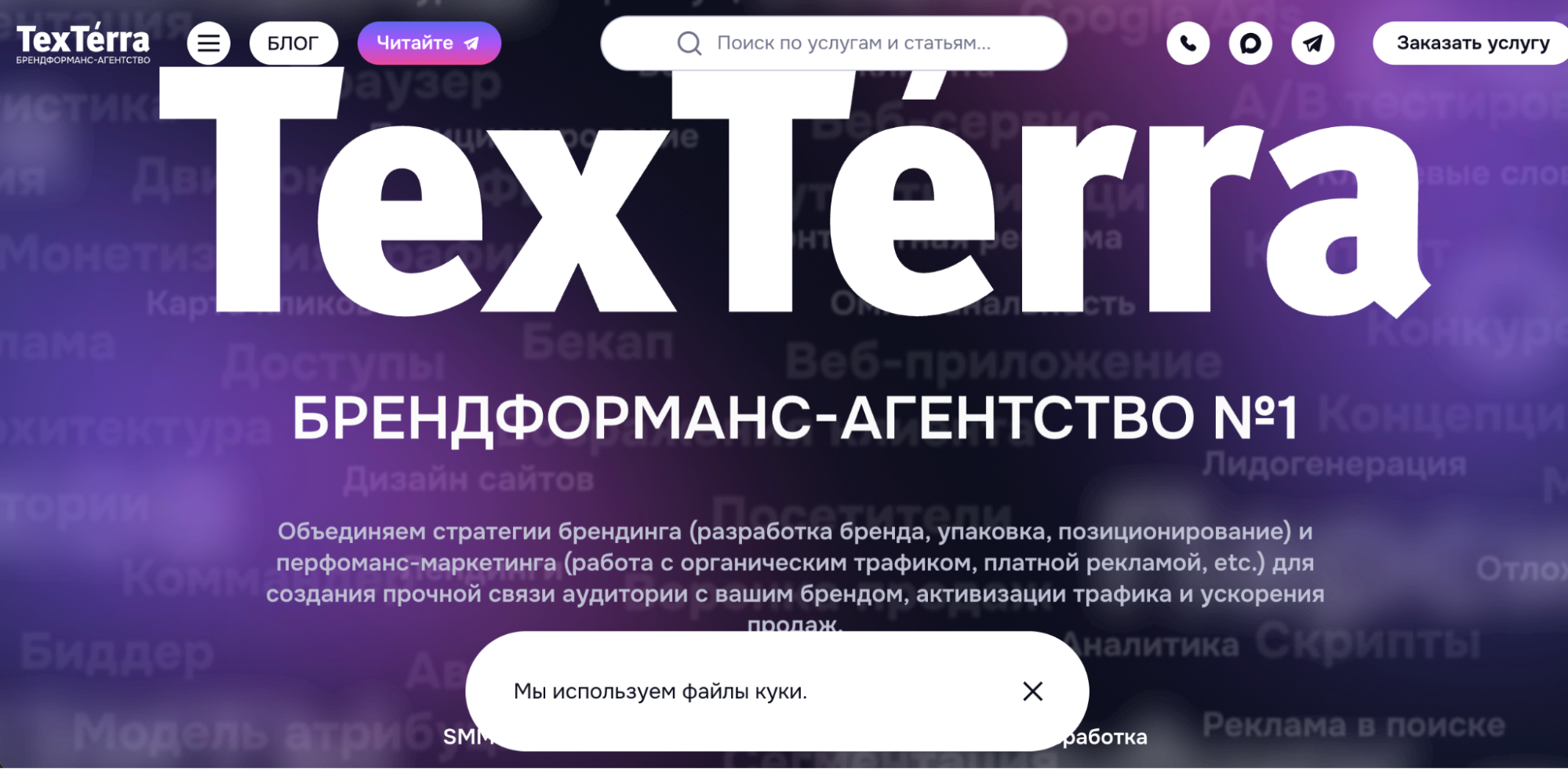 Логотип или скриншот сайта TexTerra