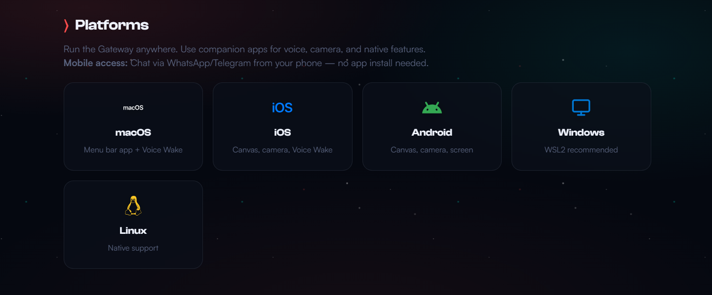 Системные требования для запуска OpenClaw