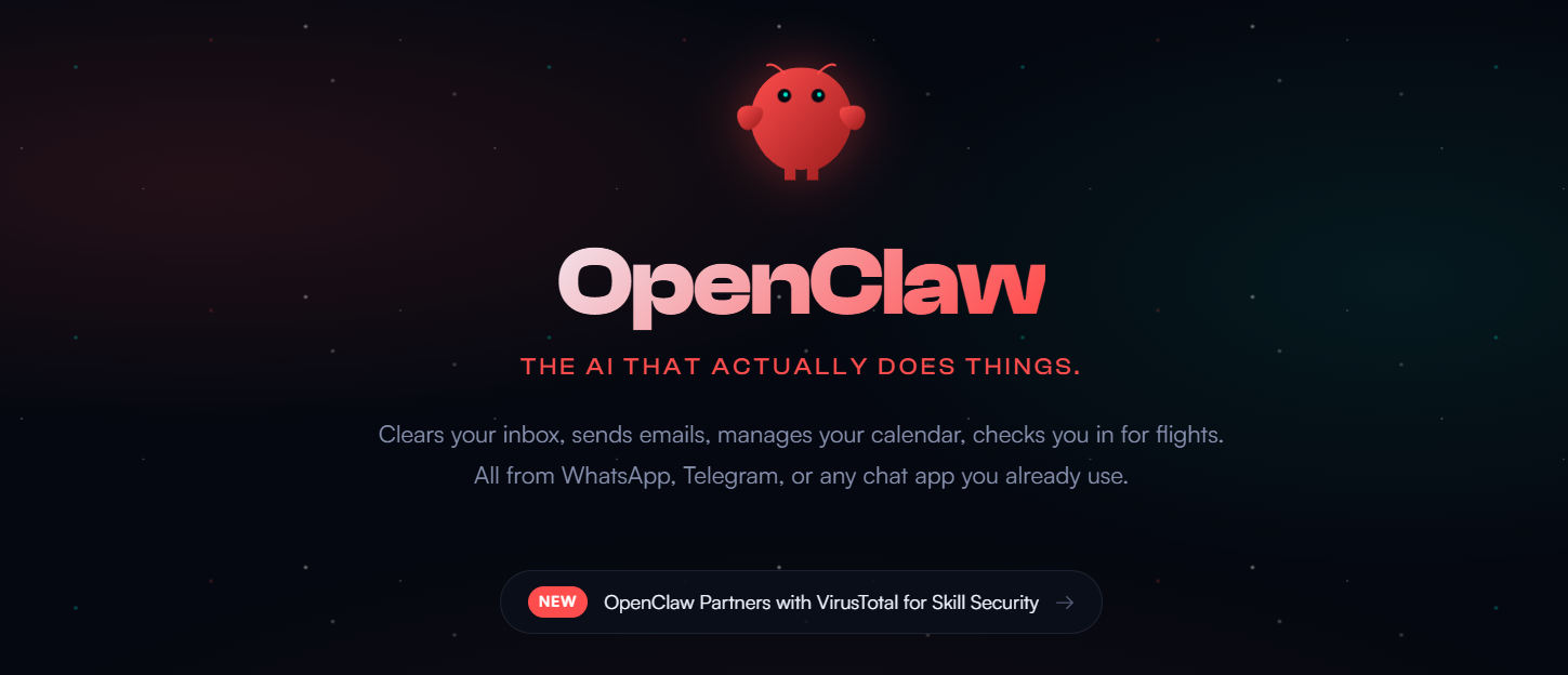 Интерфейс OpenClaw с локальным ИИ-агентом на компьютере
