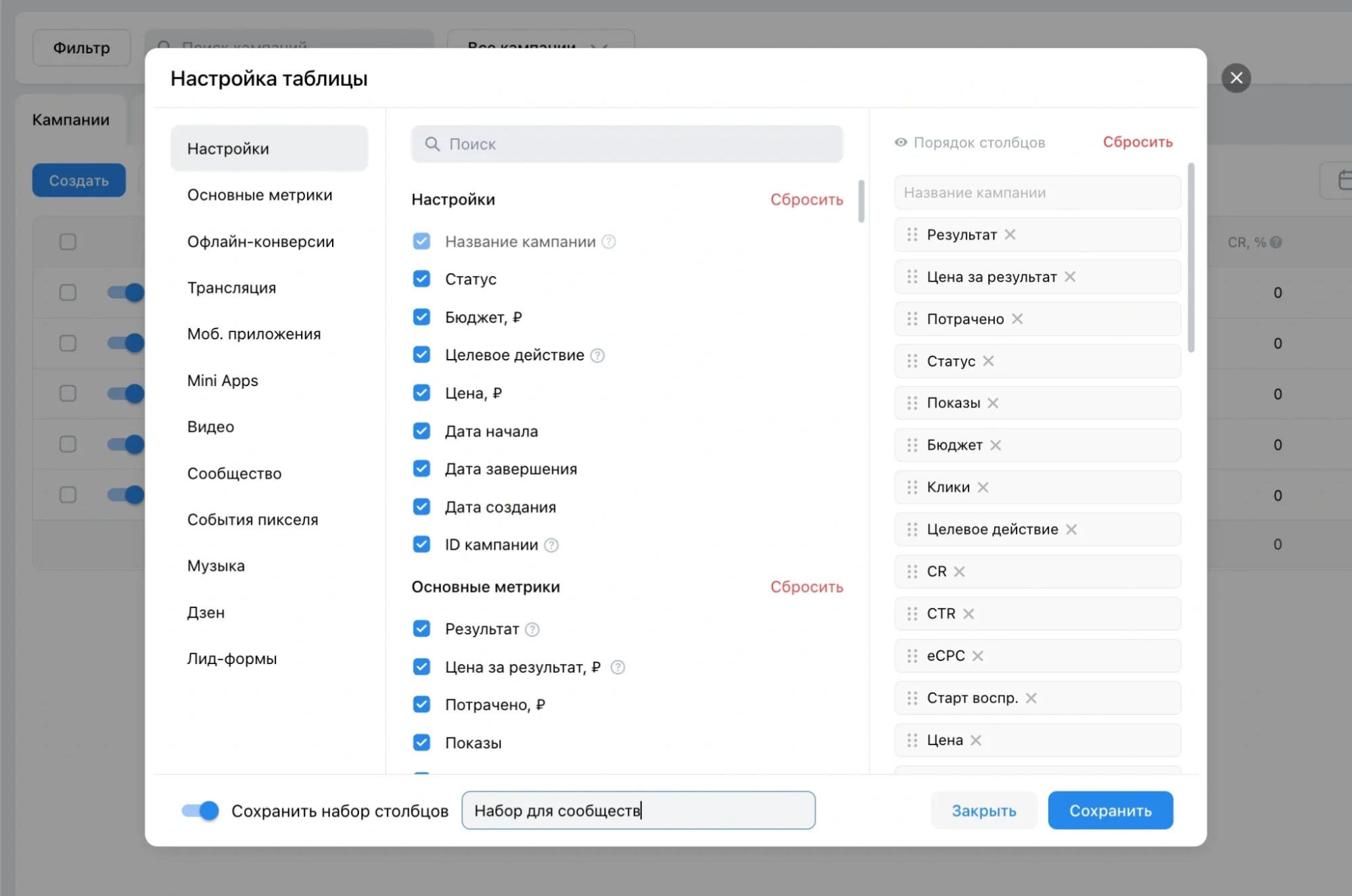 Статистика сообщества во ВКонтакте