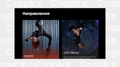 Направления танцев на сайте школы