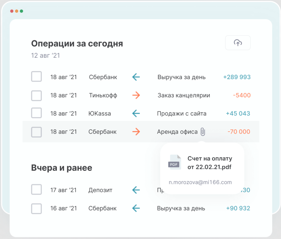 Скриншот сервиса ПланФакт для управленческого учета