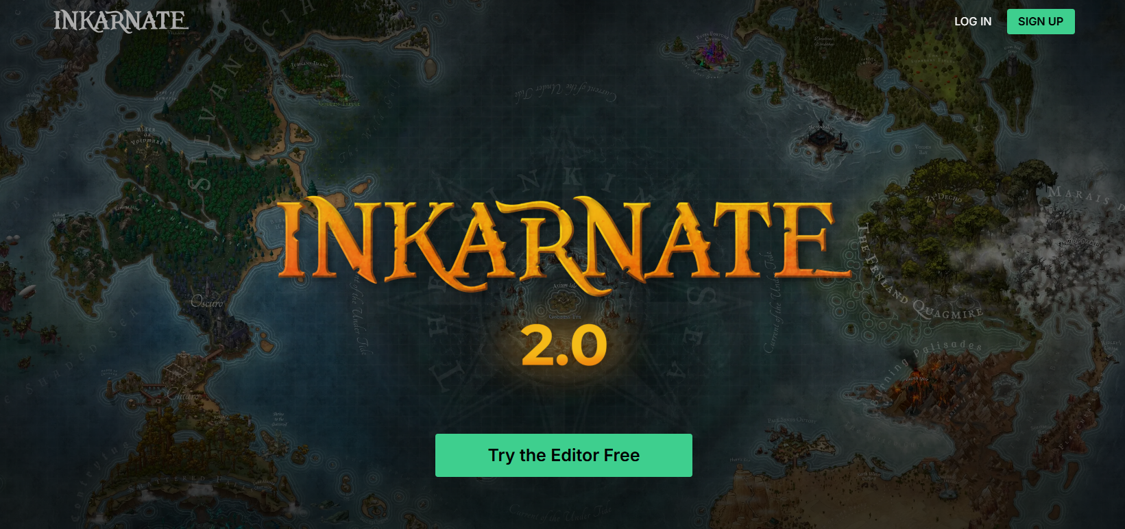 Пример создания фэнтези-карты в Inkarnate