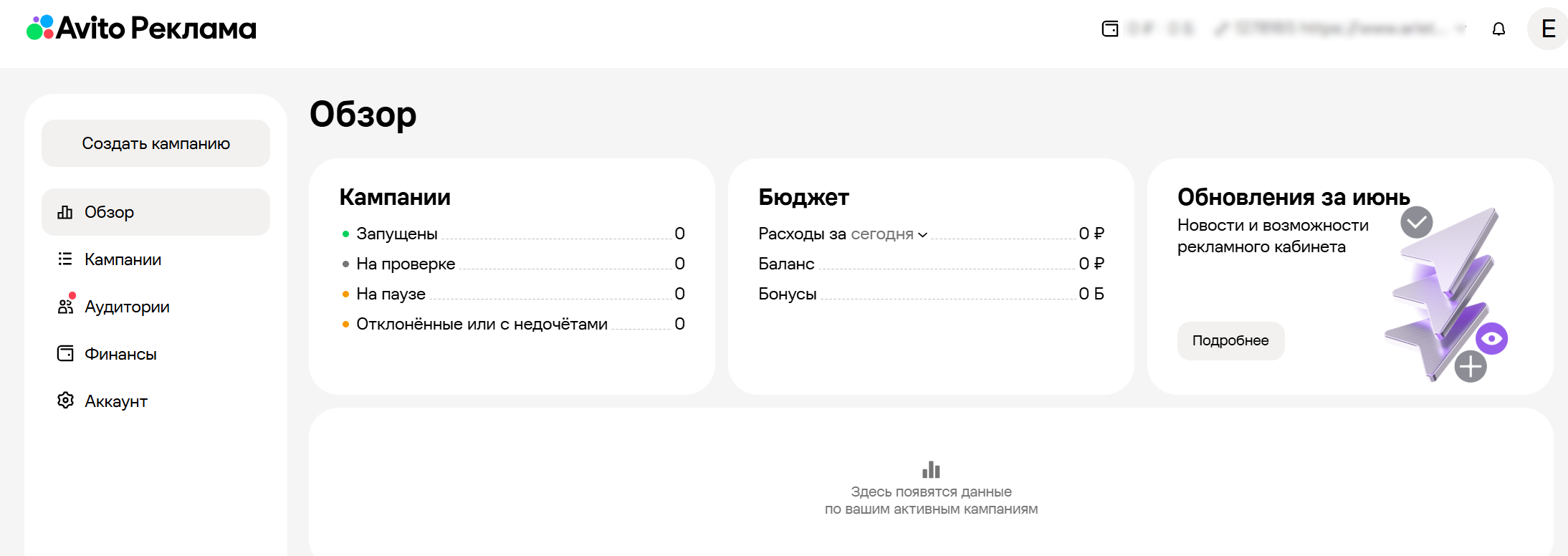 Обзор рекламного кабинета Авито Реклама