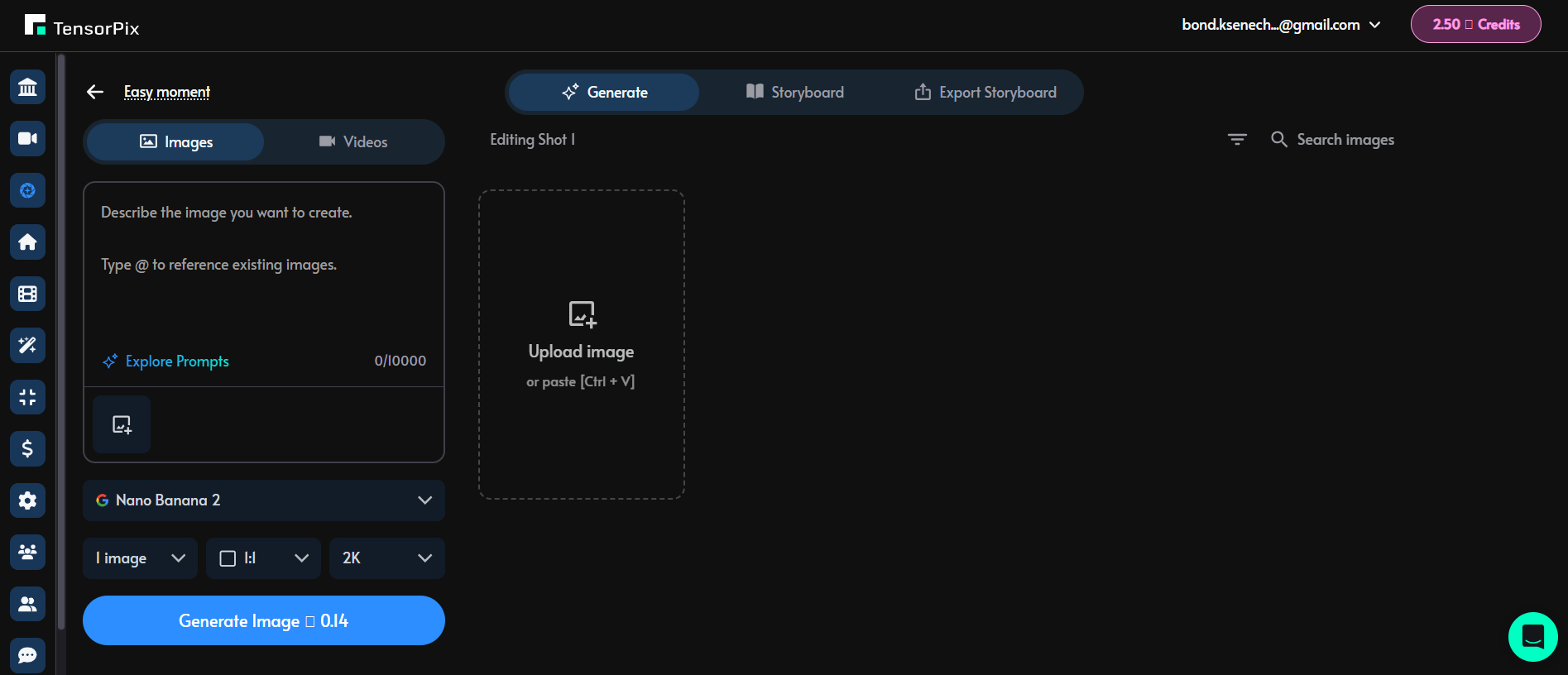 Интерфейс TensorPix для апскейла и реставрации видео