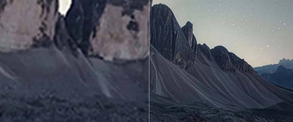 Интерфейс Gigapixel AI для увеличения разрешения изображений